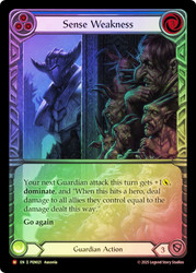 Sense Weakness
Compendium of Rathe
Single
Flesh and Blood