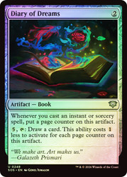 Diary of Dreams
Secrets of Strixhaven
Single
Magic: The Gathering
