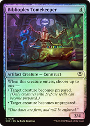 Biblioplex Tomekeeper
Secrets of Strixhaven
Single
Magic: The Gathering