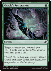 Oracle's Restoration
Secrets of Strixhaven
Single
Magic: The Gathering