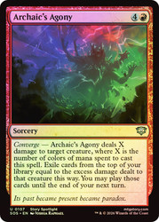 Archaic's Agony
Secrets of Strixhaven
Single
Magic: The Gathering