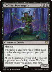 Defiling Daemogoth
Secrets of Strixhaven Commander
Single
Magic: The Gathering
