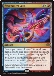 Resonating Lute
Secrets of Strixhaven
Single
Magic: The Gathering
