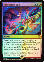 Resonating Lute
Secrets of Strixhaven
Single
Magic: The Gathering