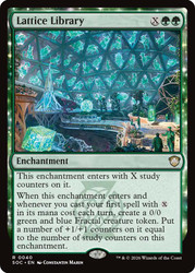 Lattice Library
Secrets of Strixhaven Commander
Single
Magic: The Gathering