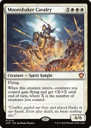 Moonshaker Cavalry
Secrets of Strixhaven Commander
Single
Magic: The Gathering