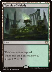 Temple of Malady
Secrets of Strixhaven Commander
Single
Magic: The Gathering