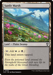 Sunlit Marsh
Secrets of Strixhaven Commander
Single
Magic: The Gathering