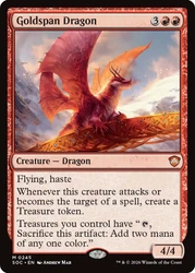 Goldspan Dragon
Secrets of Strixhaven Commander
Single
Magic: The Gathering