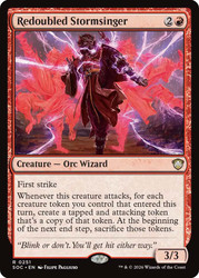 Redoubled Stormsinger
Secrets of Strixhaven Commander
Single
Magic: The Gathering