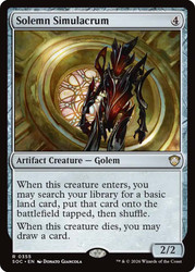 Solemn Simulacrum
Secrets of Strixhaven Commander
Single
Magic: The Gathering