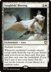 Songbirds' Blessing
Secrets of Strixhaven Commander
Single
Magic: The Gathering