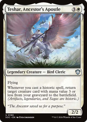 Teshar, Ancestor's Apostle
Secrets of Strixhaven Commander
Single
Magic: The Gathering