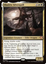 Shadrix Silverquill
Secrets of Strixhaven Commander
Single
Magic: The Gathering