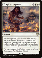 Tragic Arrogance
Secrets of Strixhaven Commander
Single
Magic: The Gathering