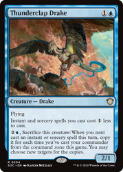 Thunderclap Drake
Secrets of Strixhaven Commander
Single
Magic: The Gathering