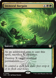 Immoral Bargain
Secrets of Strixhaven Commander
Single
Magic: The Gathering