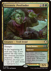 Eccentric Pestfinder // Turn Stones
Secrets of Strixhaven Commander
Single
Magic: The Gathering