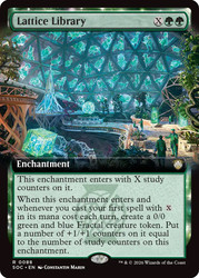 Lattice Library
Secrets of Strixhaven Commander
Single
Magic: The Gathering