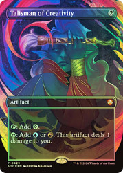 Talisman of Creativity
Secrets of Strixhaven Commander
Single
Magic: The Gathering