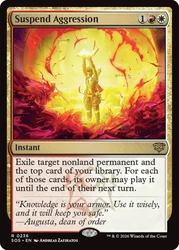 Suspend Aggression
Secrets of Strixhaven
Single
Magic: The Gathering