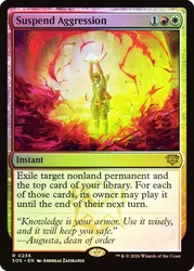 Suspend Aggression
Secrets of Strixhaven
Single
Magic: The Gathering