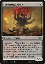 Sundering Archaic
Secrets of Strixhaven
Single
Magic: The Gathering