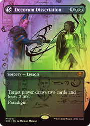 Decorum Dissertation
Secrets of Strixhaven
Single
Magic: The Gathering