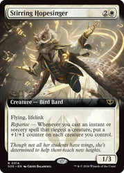 Stirring Hopesinger
Secrets of Strixhaven
Single
Magic: The Gathering