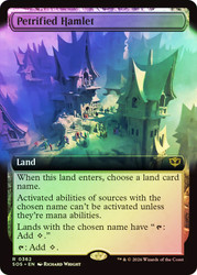 Petrified Hamlet
Secrets of Strixhaven
Single
Magic: The Gathering