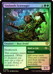 Vastlands Scavenger // Bind to Life
Secrets of Strixhaven
Single
Magic: The Gathering