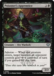 Poisoner's Apprentice
Secrets of Strixhaven
Single
Magic: The Gathering