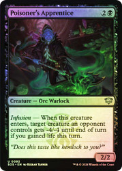 Poisoner's Apprentice
Secrets of Strixhaven
Single
Magic: The Gathering