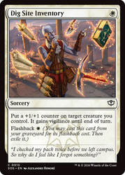 Dig Site Inventory
Secrets of Strixhaven
Single
Magic: The Gathering