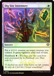 Dig Site Inventory
Secrets of Strixhaven
Single
Magic: The Gathering