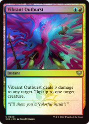 Vibrant Outburst
Secrets of Strixhaven
Single
Magic: The Gathering