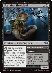 Scathing Shadelock // Venomous Words
Secrets of Strixhaven
Single
Magic: The Gathering