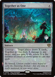 Together as One (Promo Pack) (Secrets of Strixhaven)
Promo
Single
Magic: The Gathering