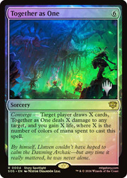Together as One (Promo Pack) (Secrets of Strixhaven)
Promo
Single
Magic: The Gathering