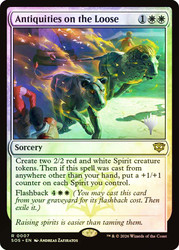 Antiquities on the Loose (Promo Pack) (Secrets of Strixhaven)
Promo
Single
Magic: The Gathering
