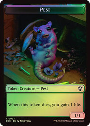 {Pest Token} // {Saproling Token}
Secrets of Strixhaven Commander
Single
Magic: The Gathering