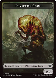 {Phyrexian Germ Token} // {Treasure Token}
Secrets of Strixhaven Commander
Single
Magic: The Gathering