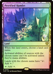 Petrified Hamlet (Promo Pack) (Secrets of Strixhaven)
Promo
Single
Magic: The Gathering