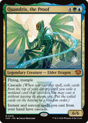 Quandrix, the Proof (Promo Pack) (Secrets of Strixhaven)
Promo
Single
Magic: The Gathering