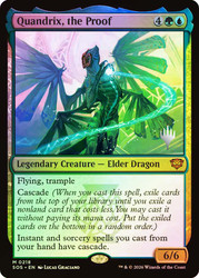 Quandrix, the Proof (Promo Pack) (Secrets of Strixhaven)
Promo
Single
Magic: The Gathering