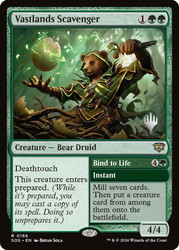 Vastlands Scavenger // Bind to Life (Promo Pack) (Secrets of Strixhaven)
Promo
Single
Magic: The Gathering