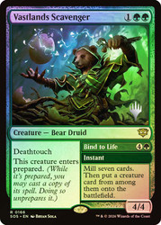 Vastlands Scavenger // Bind to Life (Promo Pack) (Secrets of Strixhaven)
Promo
Single
Magic: The Gathering