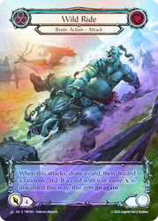 Wild Ride (Blue) (Tournament Pack)
Promotional Cards
Single
Flesh and Blood