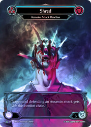 Shred (Blue) (Tournament Pack)
Promotional Cards
Single
Flesh and Blood