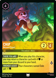 Chip - Retrieval Expert
Wilds Unknown
Single
Lorcana